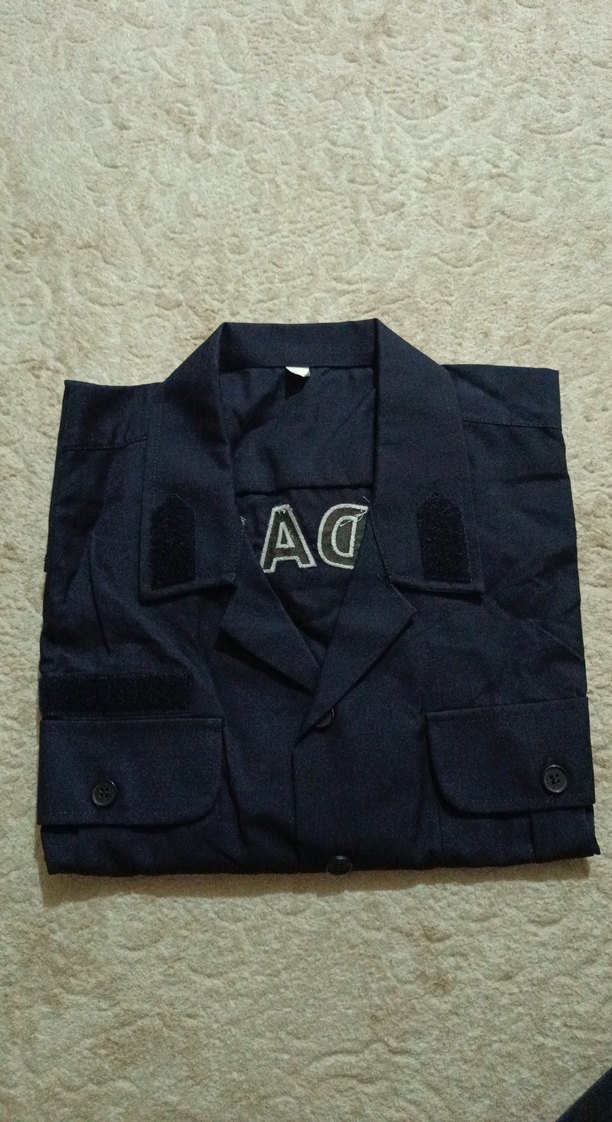 jandarma yazlık Kısa Kollu Nakışlı Gömlek - Görsel 2