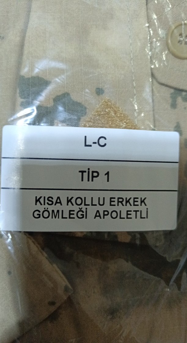 jandarma Kısa Kollu Erkek Gömleği Apoletli - Görsel 2