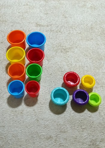 Renkli Eğitici Oyuncak Bardaklar - Görsel 3