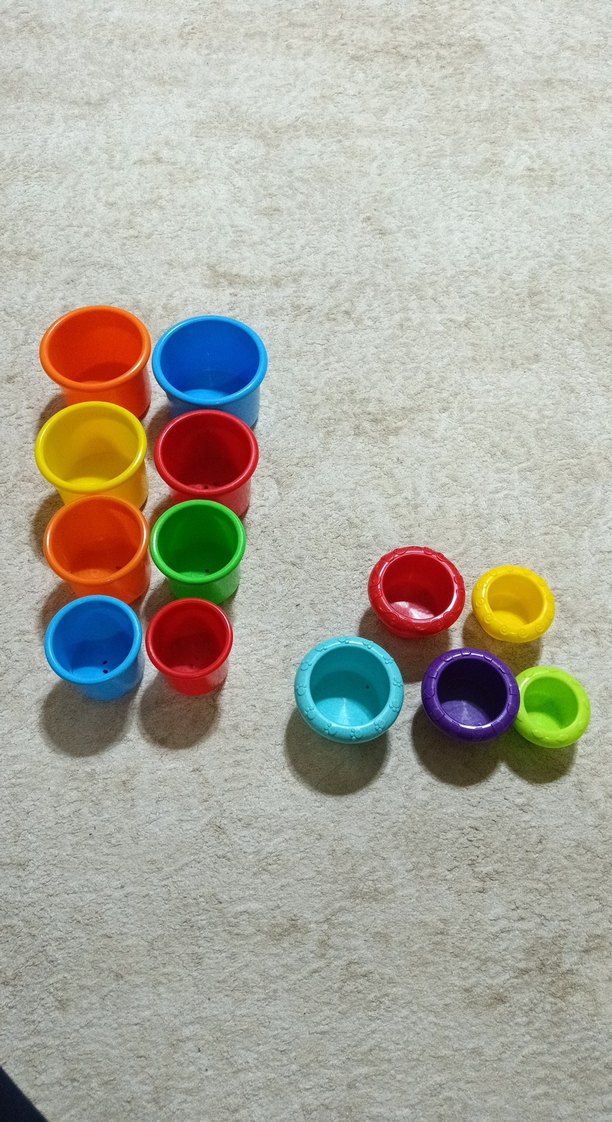 Renkli Eğitici Oyuncak Bardaklar - Görsel 3