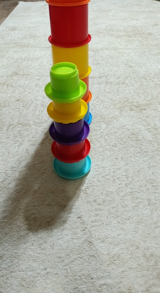 Renkli Eğitici Oyuncak Bardaklar - Görsel 2