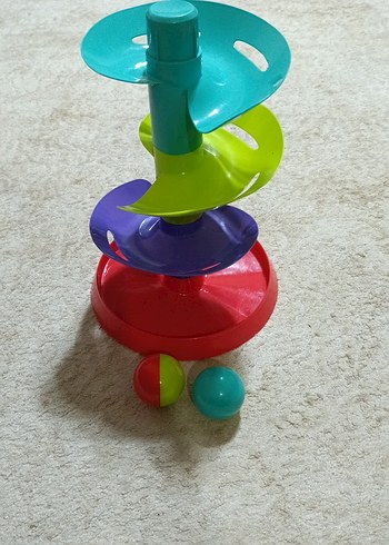 Renkli Spiral Top Oyuncak - Görsel 2