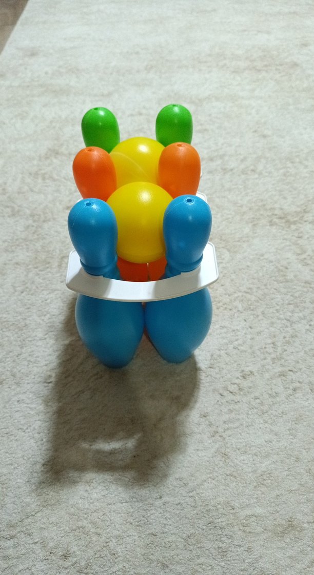 Renkli Mini Bowling Oyuncak Seti - Görsel 2