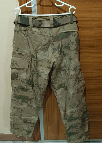 yazlık operasyon Kemerli Kamuflaj Desenli Erkek Pantolon - Görsel 2