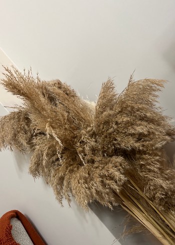 Bej ve Gri Hasır Vazo - Görsel 2