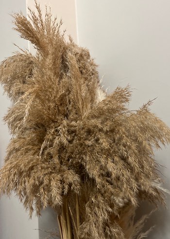 Bej ve Gri Hasır Vazo - Görsel 4