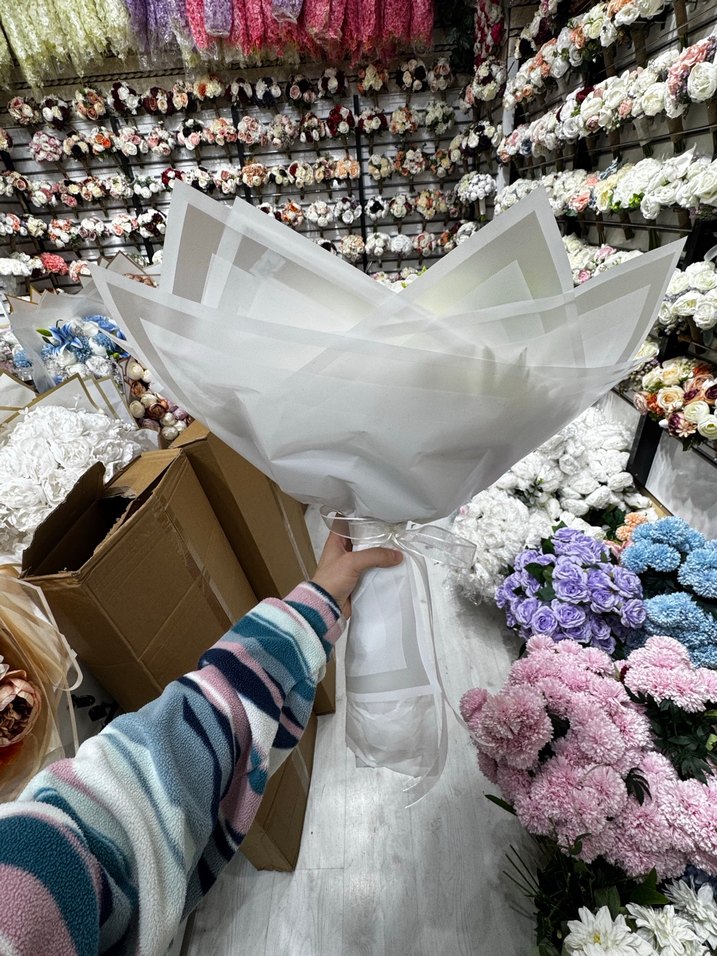 Dantel Detaylı Beyaz Gelin Buketi - Görsel 2