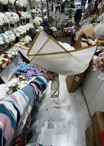 Beyaz Fırfırlı Bohem Gelin Aksesuarı - Görsel 2