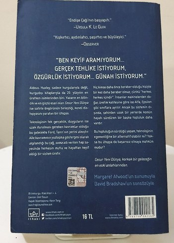 Cesur Yeni Dünya - Aldous Huxley - Görsel 2