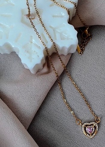 AŞK ENERJİSİ GOLD KOLYE - Görsel 2