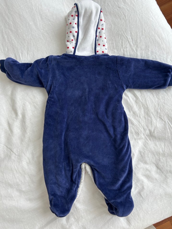 Renkli Nakışlı Bebek Erkek Tulumu - Görsel 2