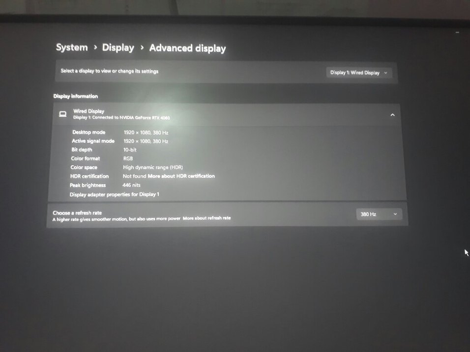 Asus Rog strix 360 hz monitor - Görsel 5