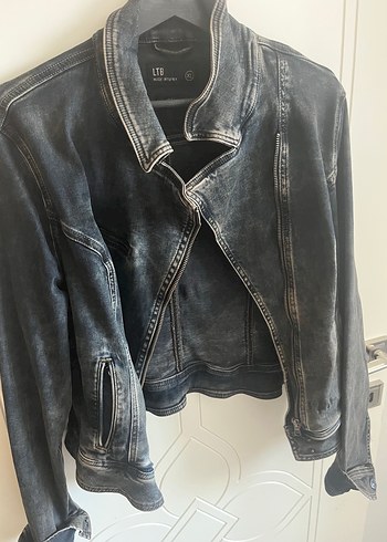 LTB Sifir Orjinal Ltb Vintage Siyah Deri Biker Ceket