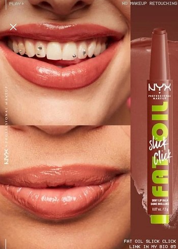 NYX Parlak Haki Renk Dudak Parlatıcısı - Görsel 2