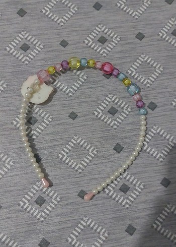 Boncuklu Çok Renkli Çocuk Taç - Görsel 2