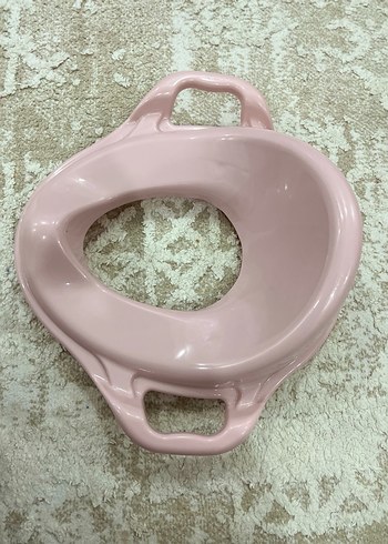 Çift Kulplu Bebek Tuvalet Adaptörü Pembe - Görsel 2