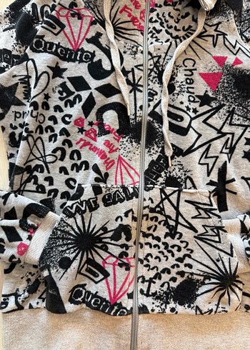 Kadın Fermuarlı Kadife Eşofman Üst - Görsel 3