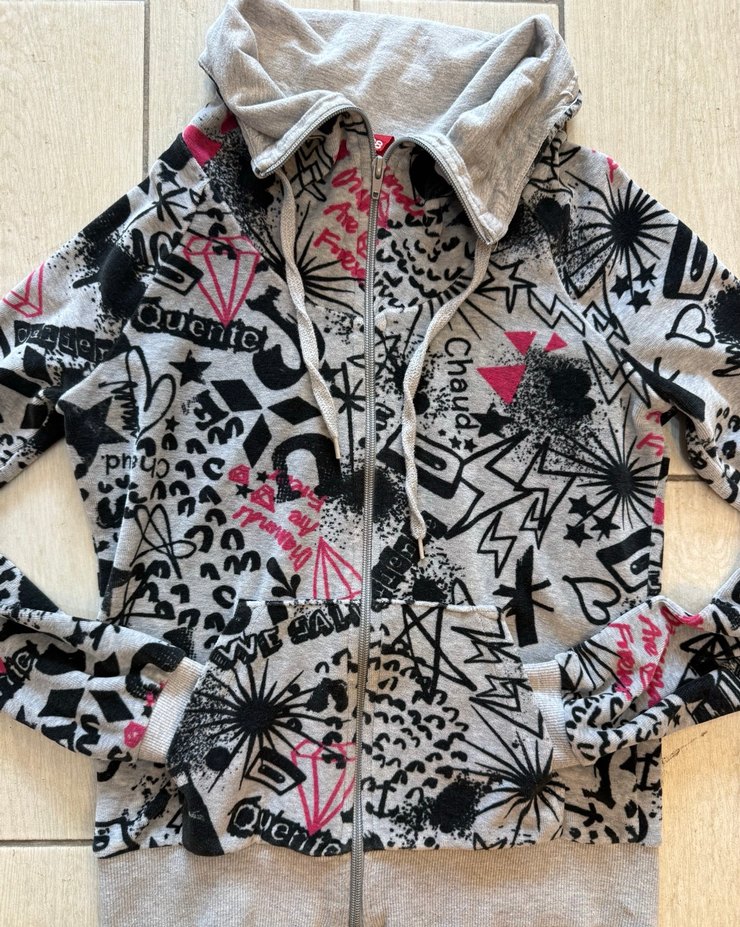 Kadın Fermuarlı Kadife Eşofman Üst - Görsel 4