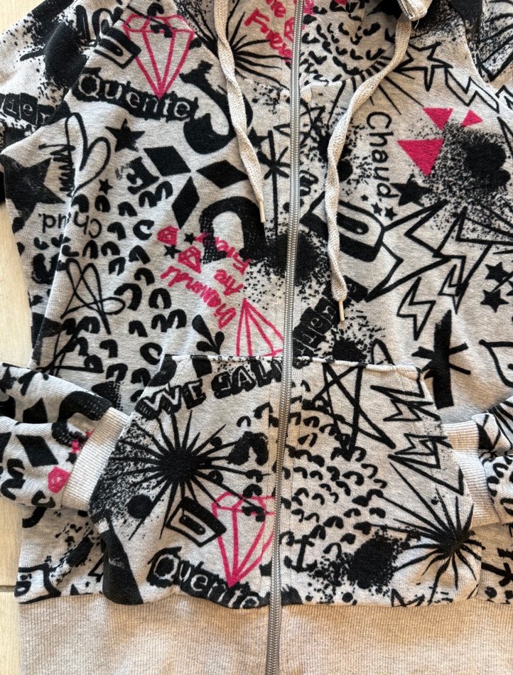 Kadın Fermuarlı Kadife Eşofman Üst - Görsel 3