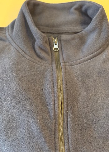 Erkek Lacivert Fermuarlı Yüksek Yakalı Sweatshirt - Görsel 3