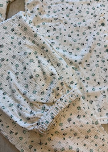 Uzun Kollu Bohem Kadın Pijama Takımı - Görsel 4