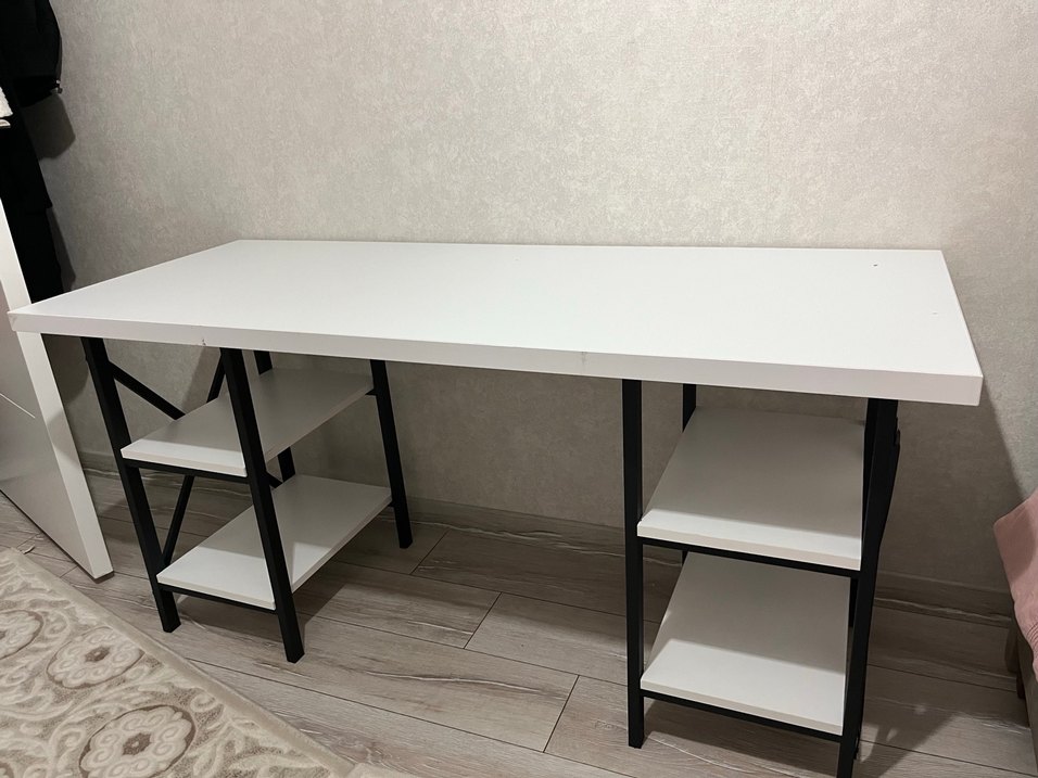 Beyaz Çalışma Masası - Görsel 5