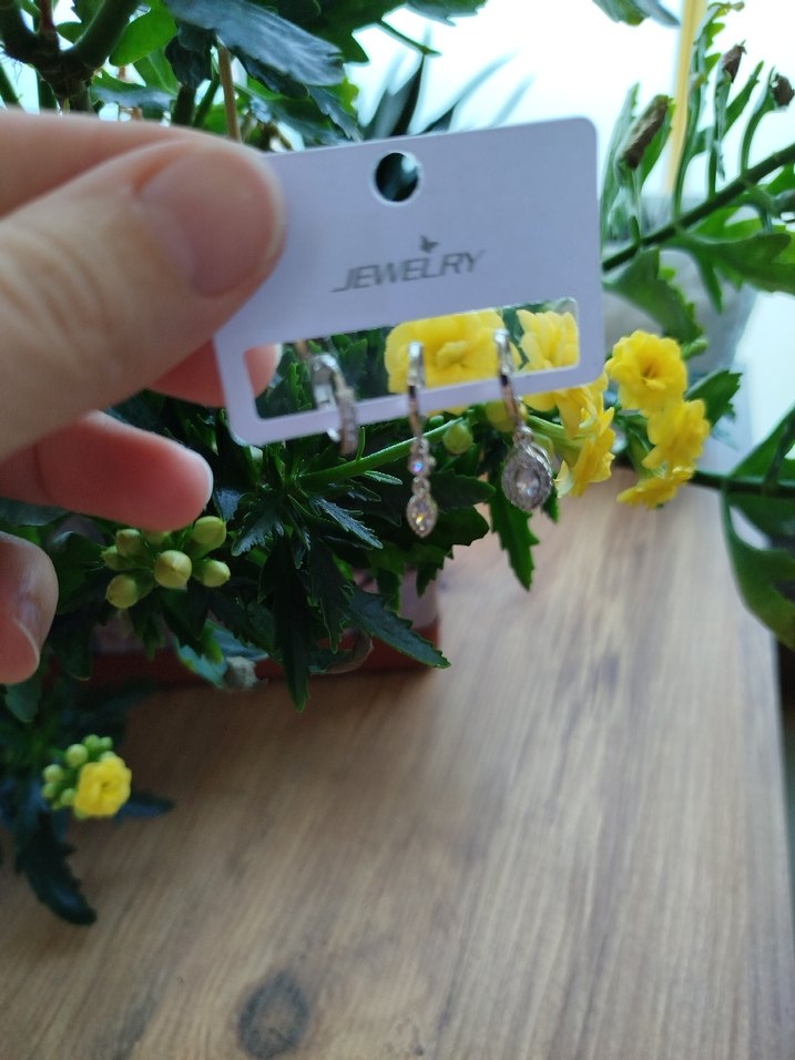 çelik gümüş Renk Mini Parlak Halka Küpeler - Görsel 2