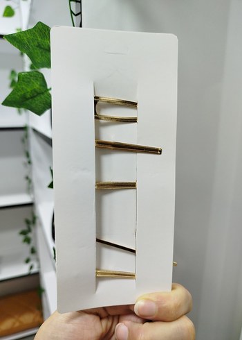 Pembe Boncuklu Bohem Saç Tokaları Seti - Görsel 4