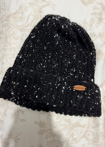 Siyah Örgü Bere #handmade - Görsel 2