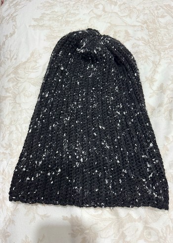 Siyah Örgü Bere #handmade - Görsel 6