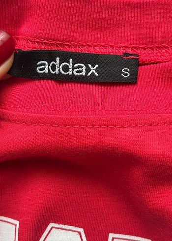 addax kırmızı baskılı crop tişört - Görsel 3