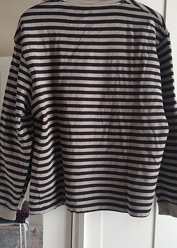zara çizgili erkek bluz - Görsel 2