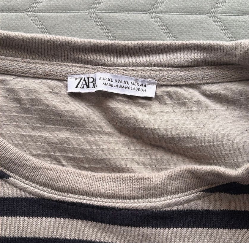 zara çizgili erkek bluz - Görsel 3