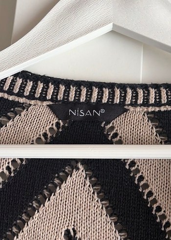 Çizgili Uzun Kollu Triko Kadın Hırka - Görsel 3