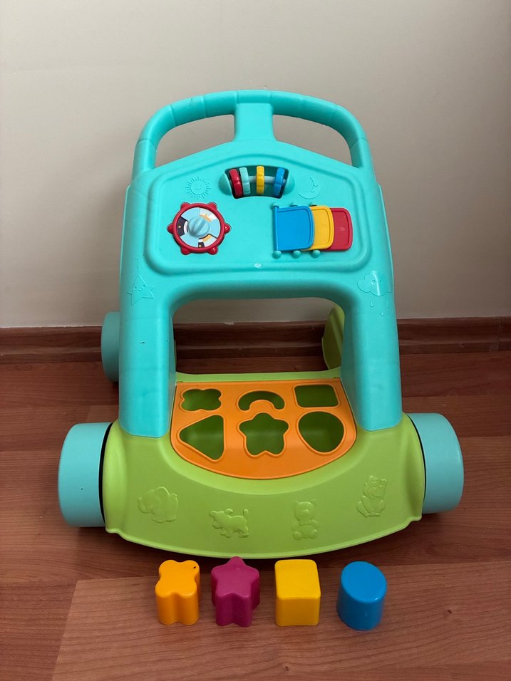 Aktiviteli İlk Adım Yürüteci Turkuaz - Görsel 2