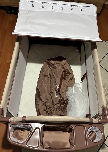 Elele Madre anne yanı park yatak beşik - Görsel 6