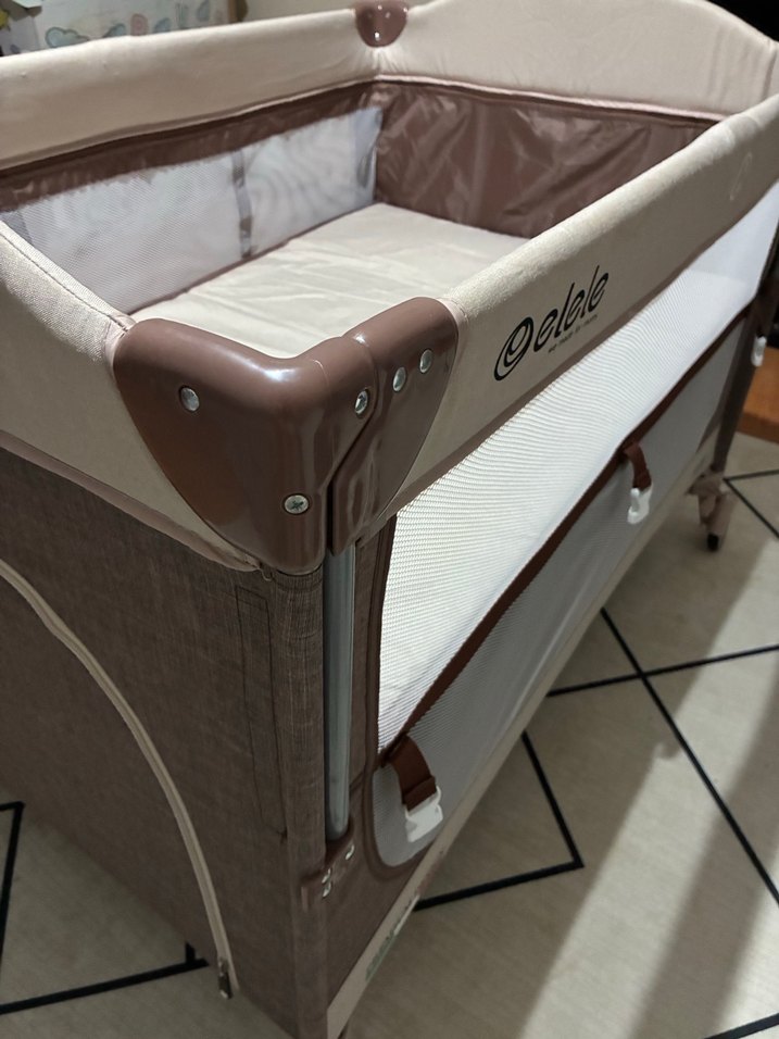 Elele Madre anne yanı park yatak beşik - Görsel 4