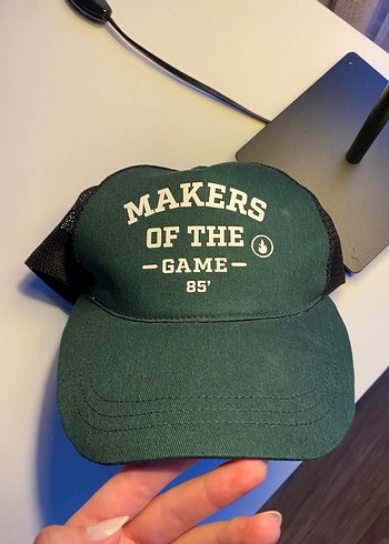 Yeşil Kadın Spor Şapka Velcro Ayarlı - Görsel 2