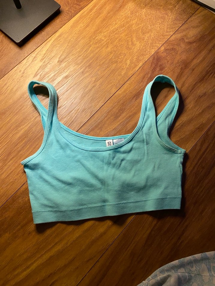 Turkuaz Kadın Crop Top - Görsel 2