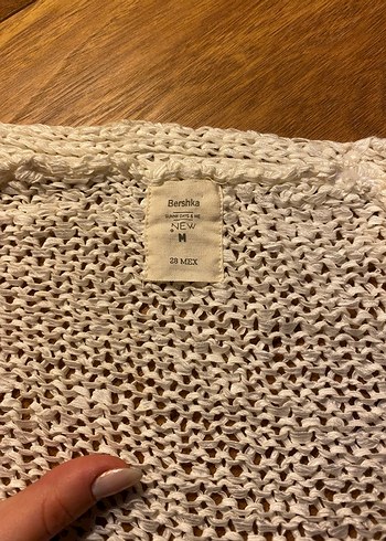 Beyaz Örgü kazak - Görsel 3