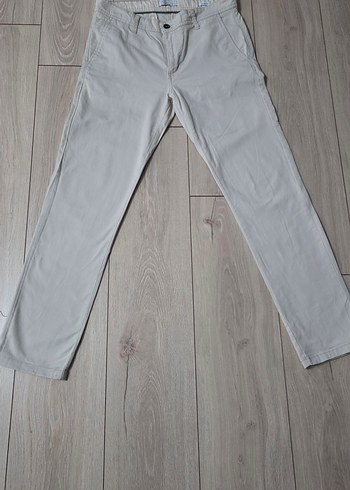 DeFacto Erkek Slim Fit Krem Pantolon - Görsel 3
