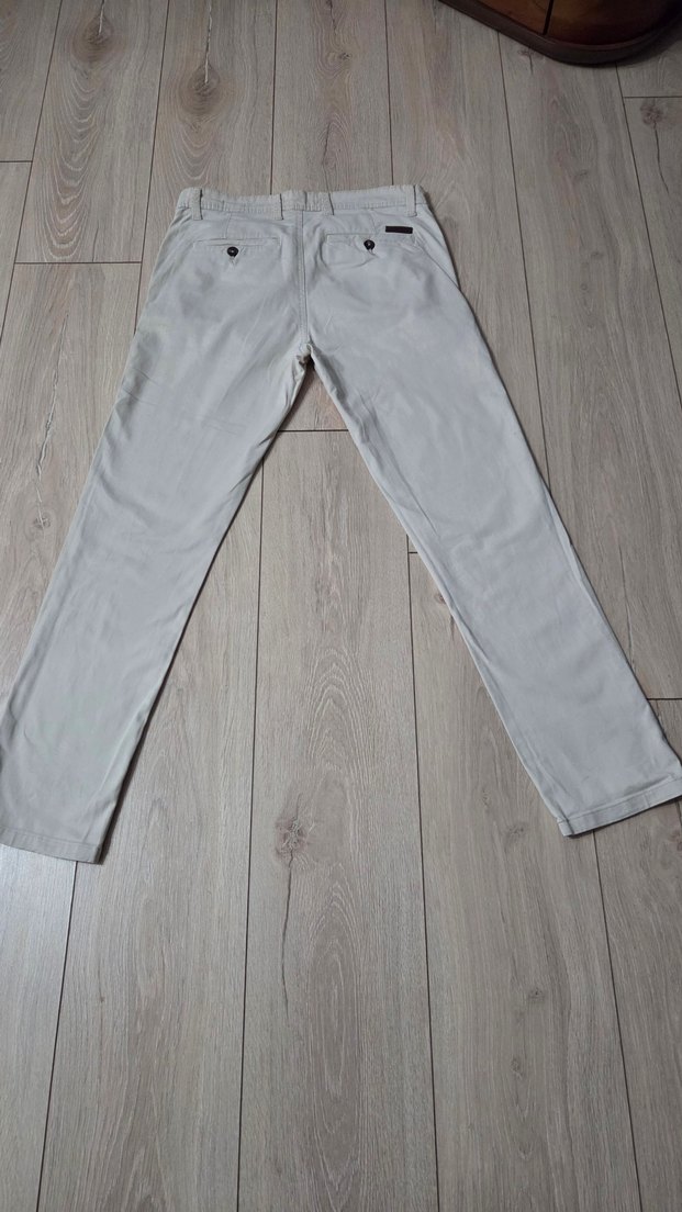 DeFacto Erkek Slim Fit Krem Pantolon - Görsel 4