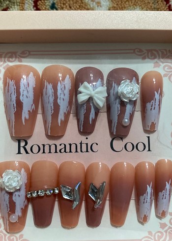 Bej Pastel Tırnak Süslemeleri - Görsel 5