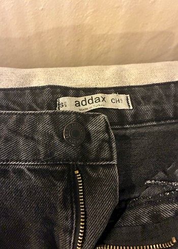 Siyah Denim Mini Etek - Görsel 2