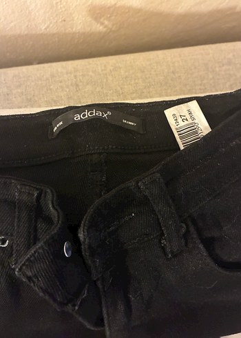 Kadın Siyah Dar Kesim Normal Boy Pantolon - Görsel 3