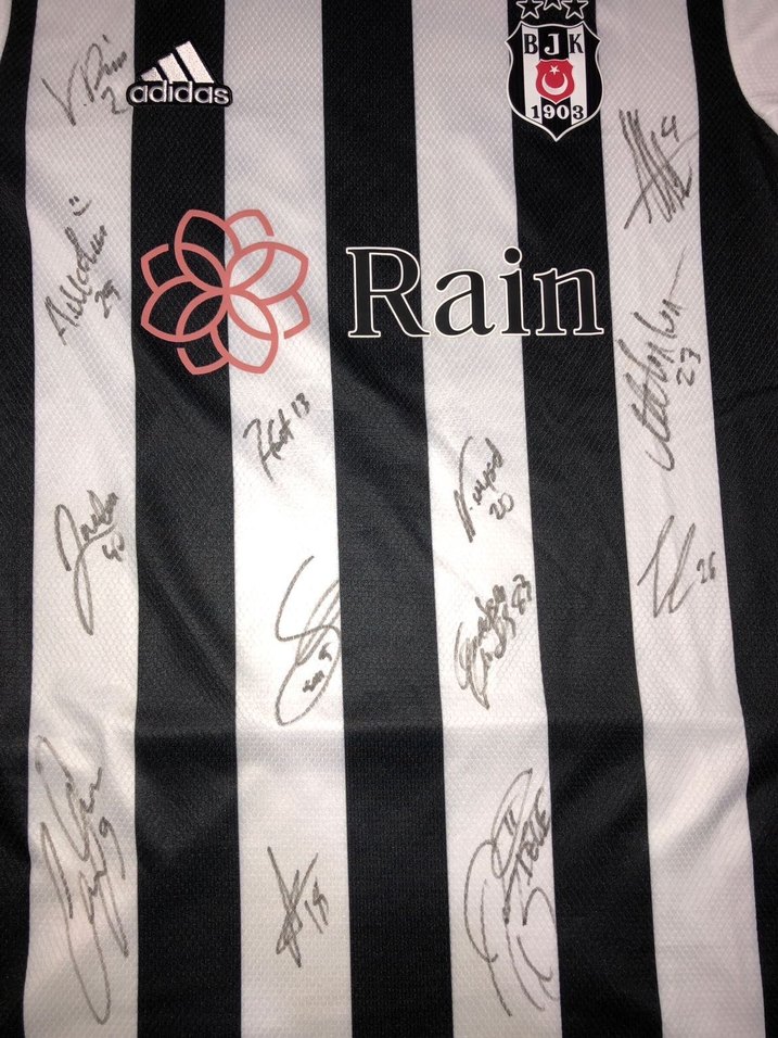 Beşiktaş 2022/2023 Full Kadro Islak İmzalı Forma - Görsel 4
