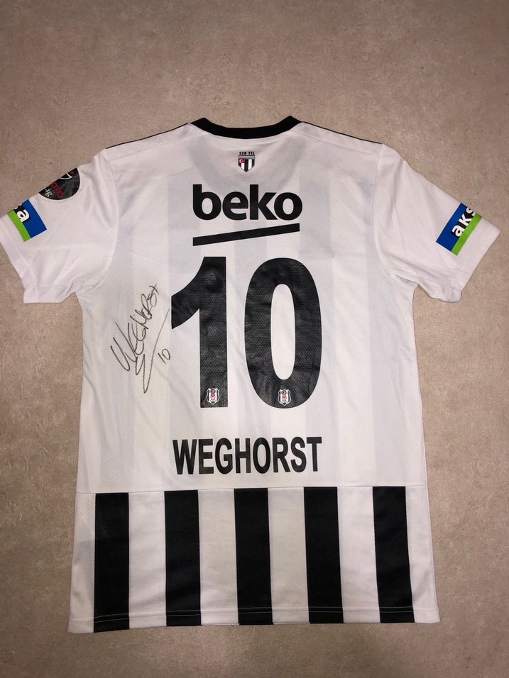 Beşiktaş 2022/2023 Full Kadro Islak İmzalı Forma - Görsel 2