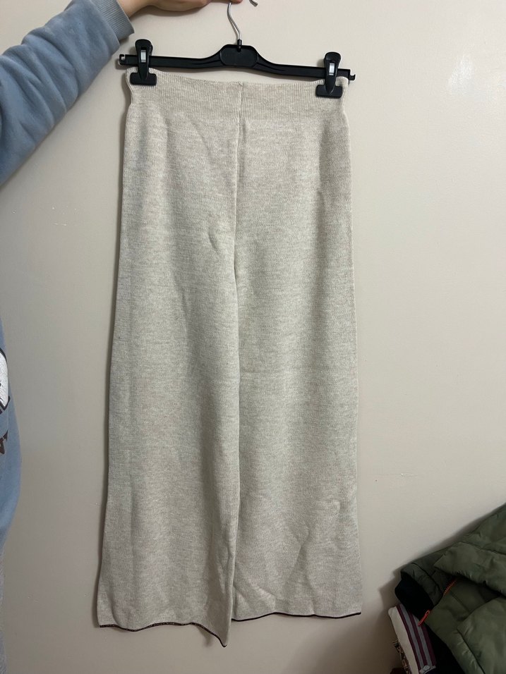 Triko Salaş Kadın Pantolon - Görsel 2