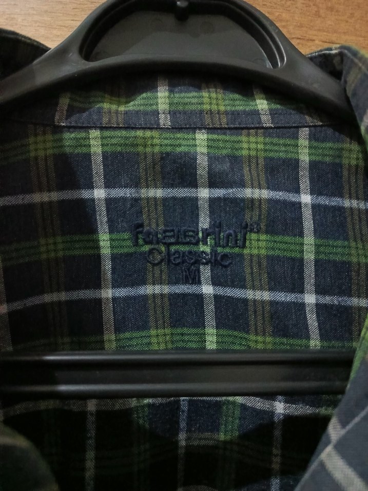 Düğmeli Uzun Kollu Yeşil Erkek Gömlek - Görsel 3