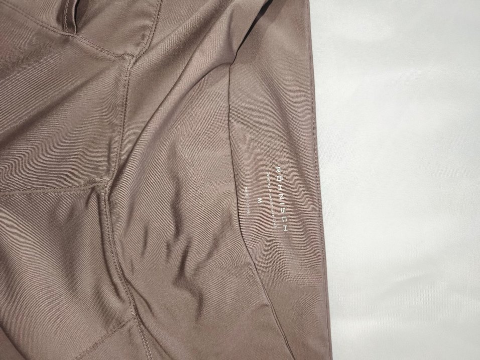 Düz Bej Kadın Tayt, Kemerli, Günlük - Görsel 3